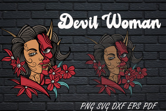 Devil Woman Graphics: A Freebie with Bold Brand Potential