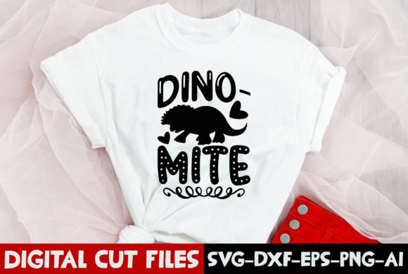 Dino-mite: A Playful Graphic Design Asset for Crafts and Merch