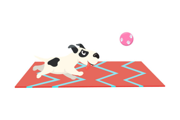 Dog with Cute Pose: A Versatile Graphic Design Asset for Handmade Businesses