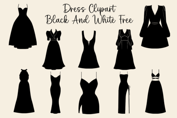 Dress Clipart Black White Free: A Designer’s Practical Take