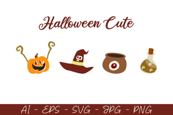 Halloween Cute Graphics: A Freebie with Commercial Potential
