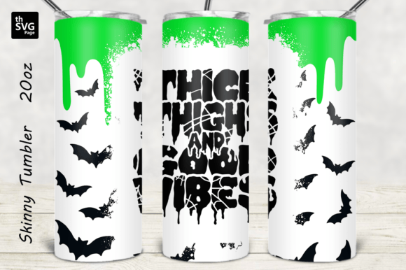 Halloween Tumbler Wrap Design PNG: A Bold Graphic for Crafts and Seasonal Campaigns