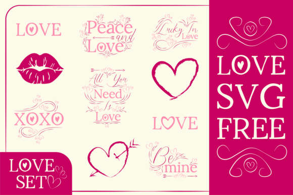 Love SVG Free: A Graphics Asset for Heartfelt Digital Products