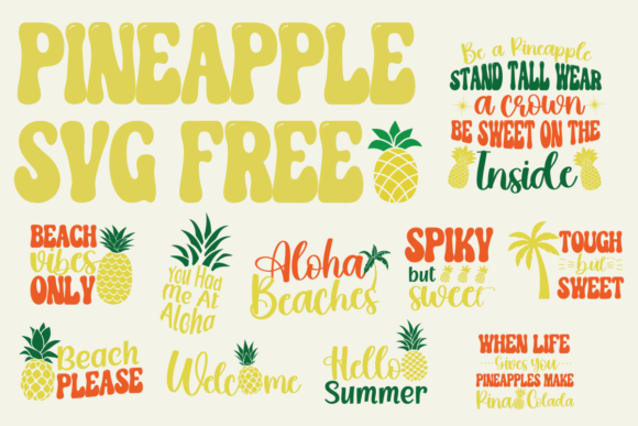Pineapple SVG Free: A Vibrant Graphic Design Asset for Summer Projects