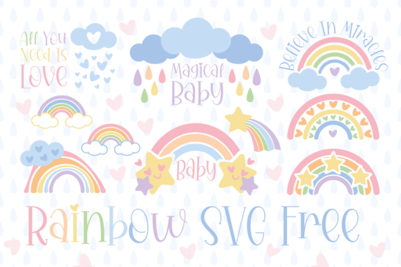 Rainbow SVG Free: A Lively Addition to Your Embroidery Projects