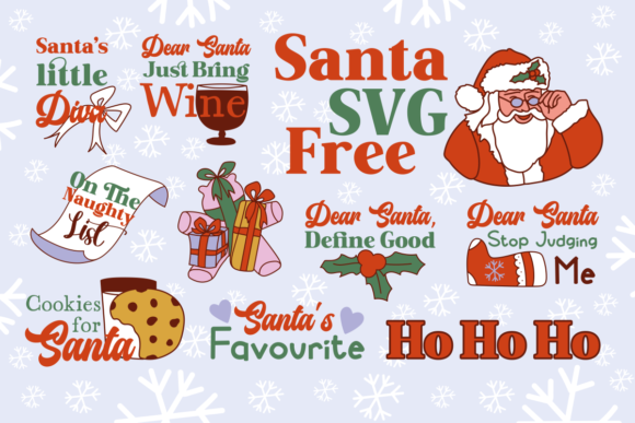 Santa SVG Free: A Festive Graphic Design Asset for Content Creators