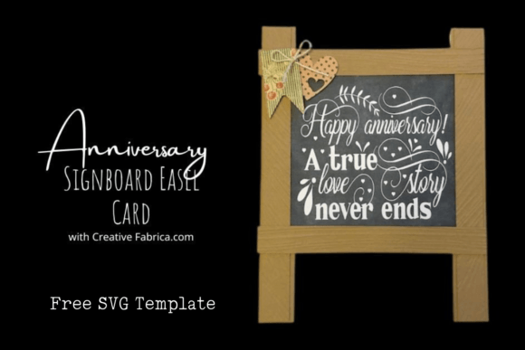 Signboard Easel Card: A Graphics Asset for Crafts and Creative Websites