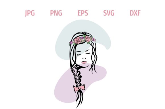 🌷 Spring Girl: A Versatile Graphic Design Asset for Creative Branding