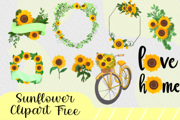 Sunflower Clipart Free: A Bright Addition to Your Branding Toolkit