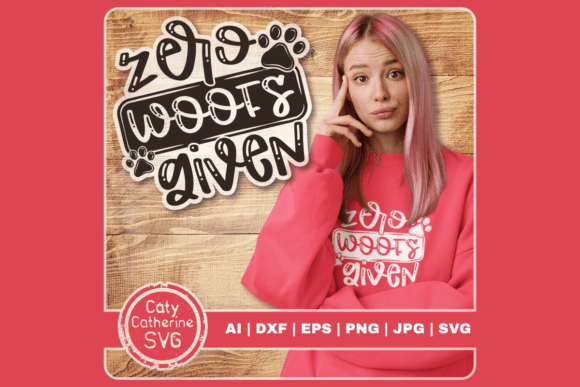 Zero Woofs Given Funny Quote SVG for Crafts and Graphics